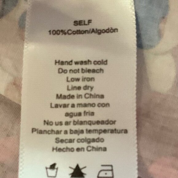 Karlie Ruffle London Floral Cotton Poplin Mini Dress Size Medium - Picture 11 of 12